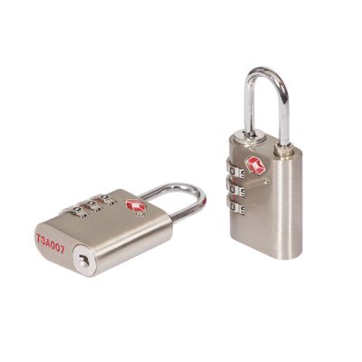 Cadenas à combinaison Smith & Locke en zinc l.30 mm anse en acier vendu par 2