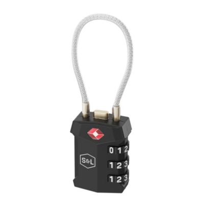 Cadenas à combinaison Smith & Locke zinc 62x30mm