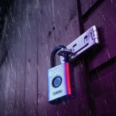 Cadenas à Cordon Avec Empreinte Digitale - Bluetooth, Appli, étanche IP67 - Câble Acier 5mm, 22 Cm