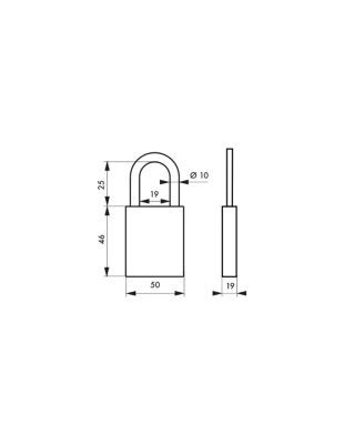 Cadenas En Laiton Master Lock 50mm – Lot De 2, Modèle 150EURT, Sécurité Renforcée