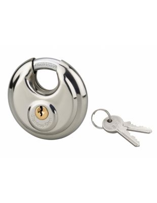 Cadenas à clé SP, 70mm, intérieur, inox, anse acier cémenté, 2 clés - SP