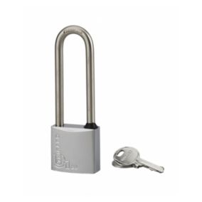 Cadenas à clé Type 1, laiton, extérieur, anse 1/2 inox, 35mm, 2 clés - THIRARD
