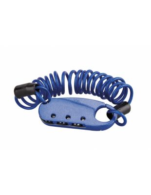 Cadenas à code, bagage, câble acier 1000mm, 3 chiffres - SP