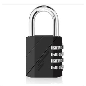 Cadenas à Combinaison à 4 Digit,Serrure Combinée,Cadena a code pour casier vestiaire sport pour Gymnase, école, Portail, Hangar,