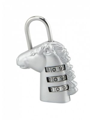 Cadenas à combinaison Fantasy Cheval, 3 chiffres, intérieur, anse acier - THIRARD