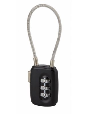Cadenas à combinaison Moorea, 3 chiffres, intérieur, anse cable 125mm, 30mm - THIRARD