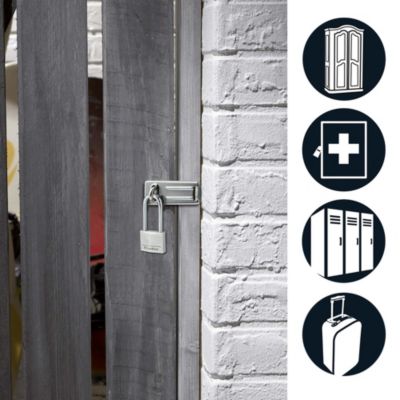 Cadenas Avec 5 Clés - Gris, 40 Mm, Bloc 38x33 Mm, Anse 5.8 Mm | Sécurité Basique Pour Casier, Valise, Coffre
