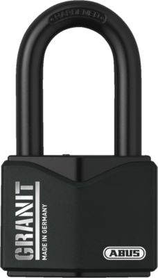 Cadenas haute sécurité GRANIT 37/55HB50 à anse haute, noir