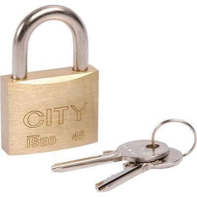 Cadenas laiton CITY varié 30 mm - ISÉO