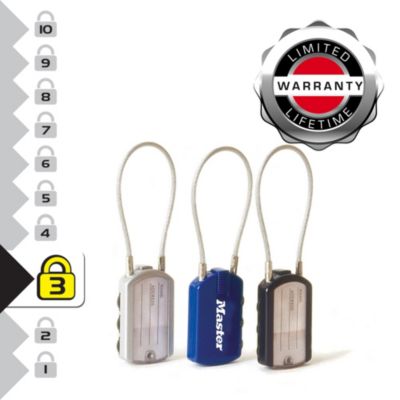 Cadenas porte adresse à combinaison prog. Masterlock
