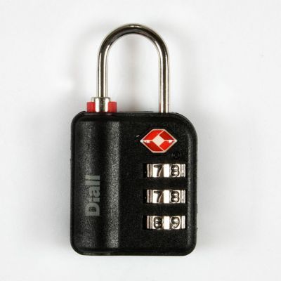 Cadenas à Combinaison à Câble TSA - Exem - 30 Mm - 3 Chiffres - Exem