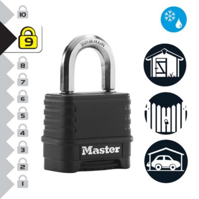 Cadenas Zinc laminé Master Lock Excell 56 x 50 mm