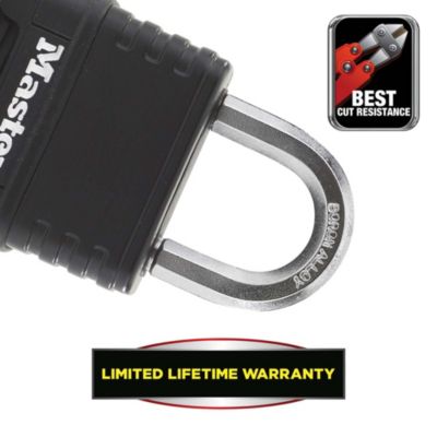 Cadenas Commercial Master Lock Avec Chaîne 2,5 Pouces - Acier Laminé, Neuf Surplus