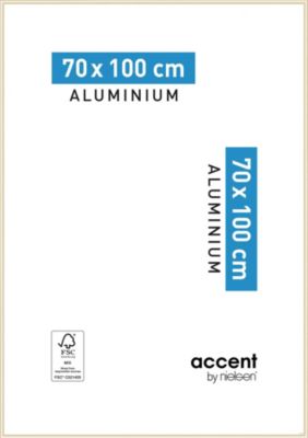 Cadre Accent aluminium or mat Nielsen l.70 x H.100 cm