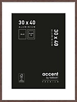 Cadre Accent Premium noyer Nielsen l.30 x H.40 cm