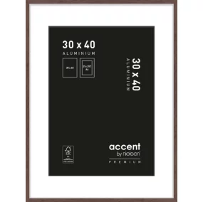 Cadre Accent Premium noyer Nielsen l.30 x H.40 cm