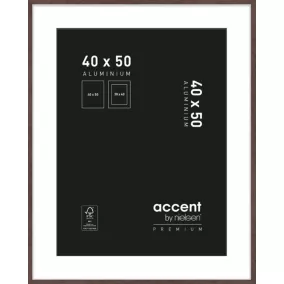 Cadre Accent Premium noyer Nielsen l.40 x H.50 cm