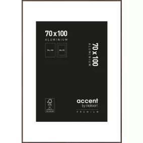 Cadre Accent Premium noyer Nielsen l.70 x H.100 cm