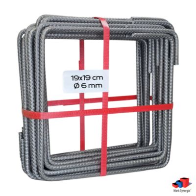 Cadre d'armature pour béton Mark Synergia 19x19 cm HA 6 CNC (1 pc.)