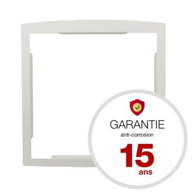 Cadre d'encastrement Blanc neige mat RAL 9016M