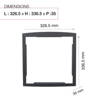 Cadre d'encastrement Gris anthracite 7016M