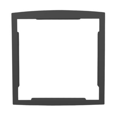 Cadre d'encastrement Gris anthracite aspect sablé REN 0206
