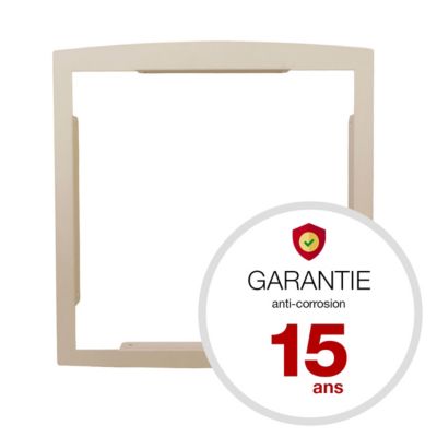 Cadre d'encastrement Ivoire mat RAL 1015