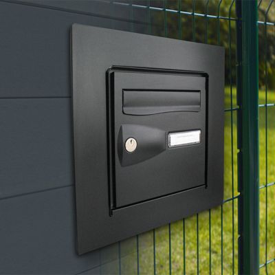 Cadre d'encastrement pour boîte aux lettres Profil+ Gris