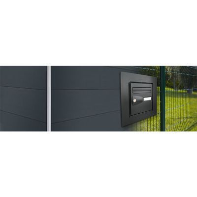 Cadre d'encastrement pour Boite aux lettres Profil+ Noir