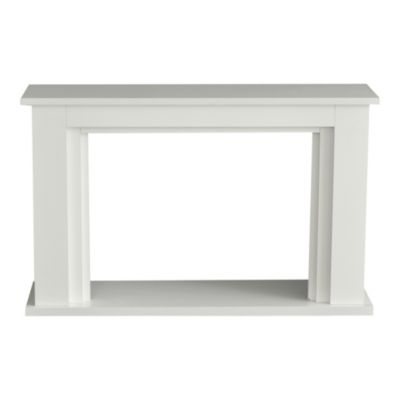 Cadre d'habillage de foyer pour insert GoodHome RLF-M2 blanc