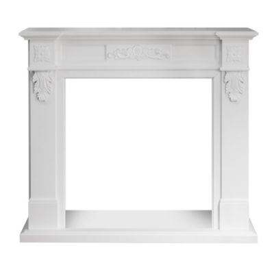 Cadre De Cheminée En Bois Trumanwhite L121Xp38Xh108