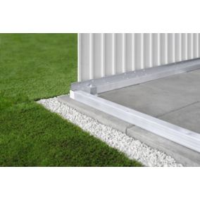 Cadre de sol aluminium pour abri de jardin Biohort 292 x 292 cm