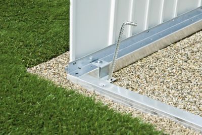 Cadre de sol en aluminium pour abris de jardin type Neo 1B et Neo 2A