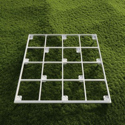 Cadre de sol pour abri bûches en aluminium Type 2 Ecostar