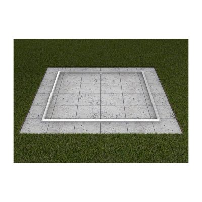 Cadre de sol pour abri de jardin Ecostar Euroline l.166 x P.118 x H.4 cm