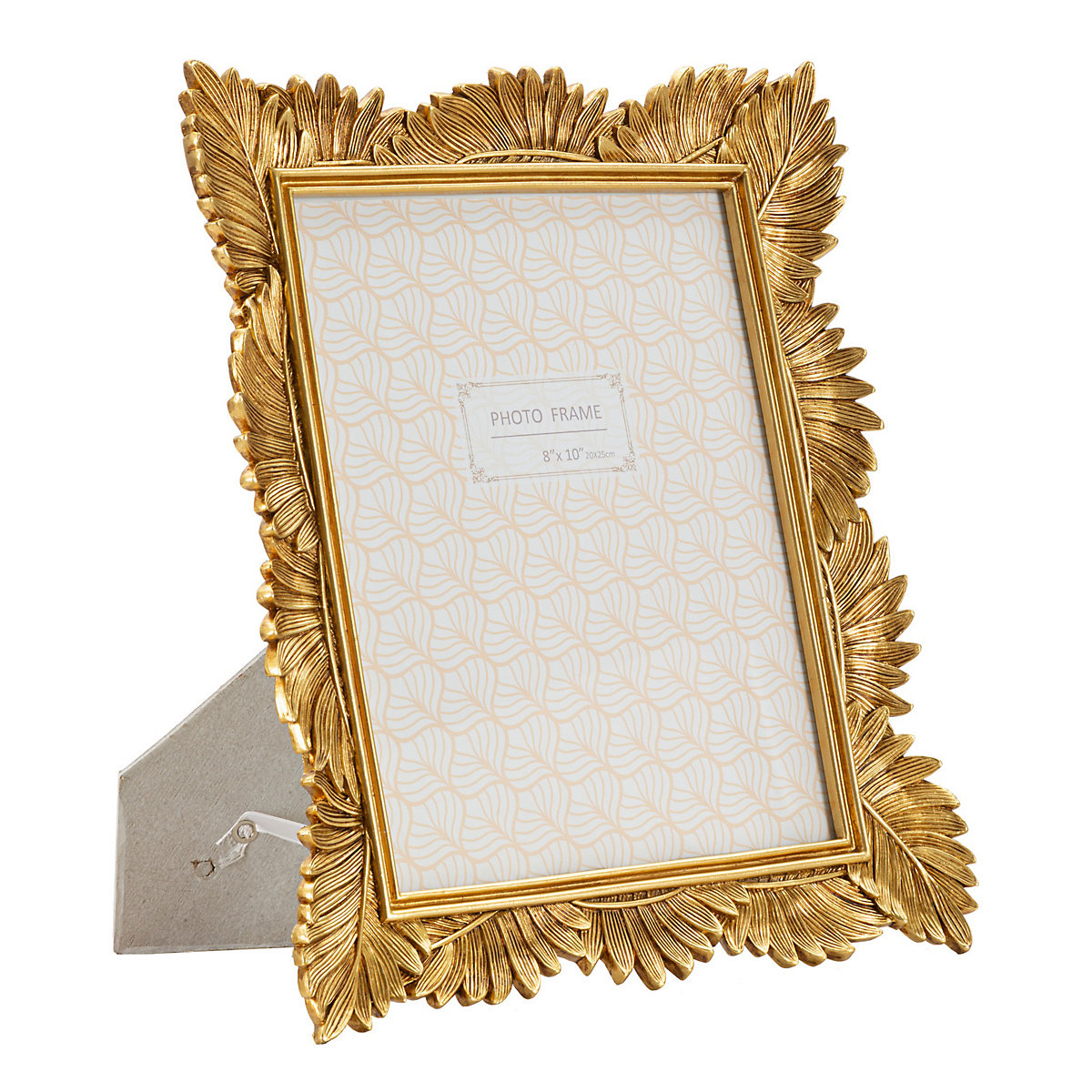 Cadre photo fleur en résine dorée 8x8 Leonie | Maisons du Monde Cadre photo fleur en résine dorée 8x8 Leonie | Maisons du Monde