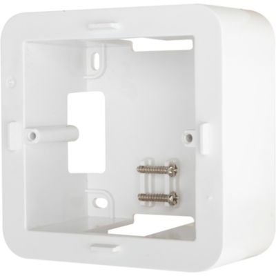 Cadre en saillie 1 poste Jacobsen Espen blanc