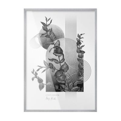 Cadre Léger Et Résistant Wallfluent 70x100 cm Argent Pour Certificat
