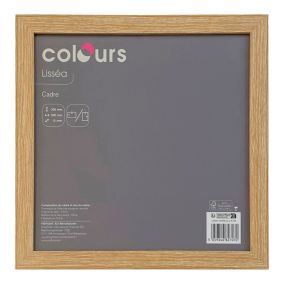 Cadre Lissea Colours chêne l.30 x H.30 cm