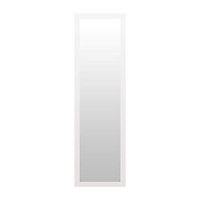 Cadre miroir de porte blanc 30 x 120 cm