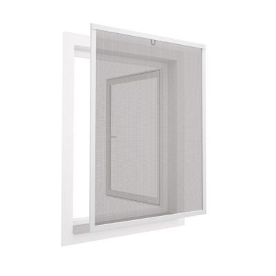 Cadre moustiquaire de fenêtre en alu blanc 130 x h.150 cm