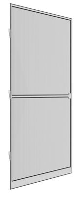 Cadre moustiquaire de porte en aluminium blanc Easyline 100 x 210 cm