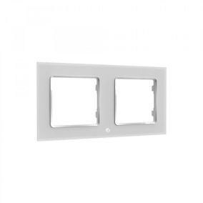 Cadre Mural Shelly Wall Frame Double W Blanc -shelly