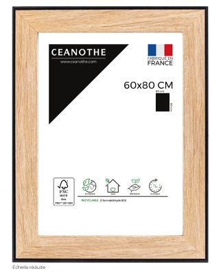 Cadre Newton noir 60 x 80 cm Ceanothe
