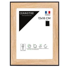 Cadre Photo Carré 25x25 cm avec Passe-Partout de 20x20 cm - Cadre Noir en  Bois avec Vitre, Pied & Accroche Murale : : Cuisine et Maison