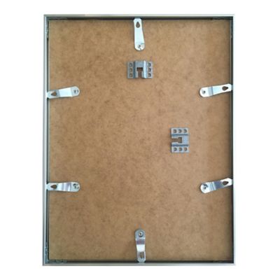 Cadre photo aluminium argent mat Accent l.60 x H.80 cm