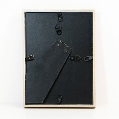 Cadre photo aluminium chêne Accent l.10 x H.15 cm