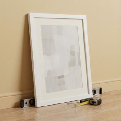 Cadre photo blanc Colours Erina l.50 x H.70 cm + passe partout