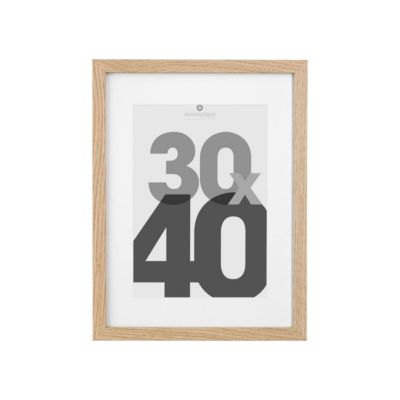 Cadre photo bois "Eva" bois 30x40cm - Atmosphera Créateur d'intérieur