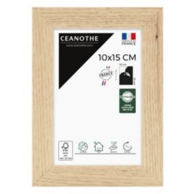 Cadre photo chêne tara 10x15 cm - Fabriqué en France